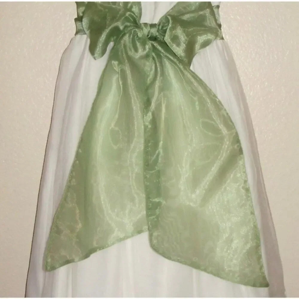 Sage Green Flowergirl Dress Sash